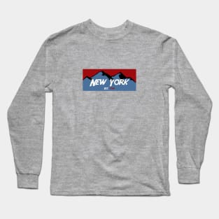 New York Mountains Long Sleeve T-Shirt